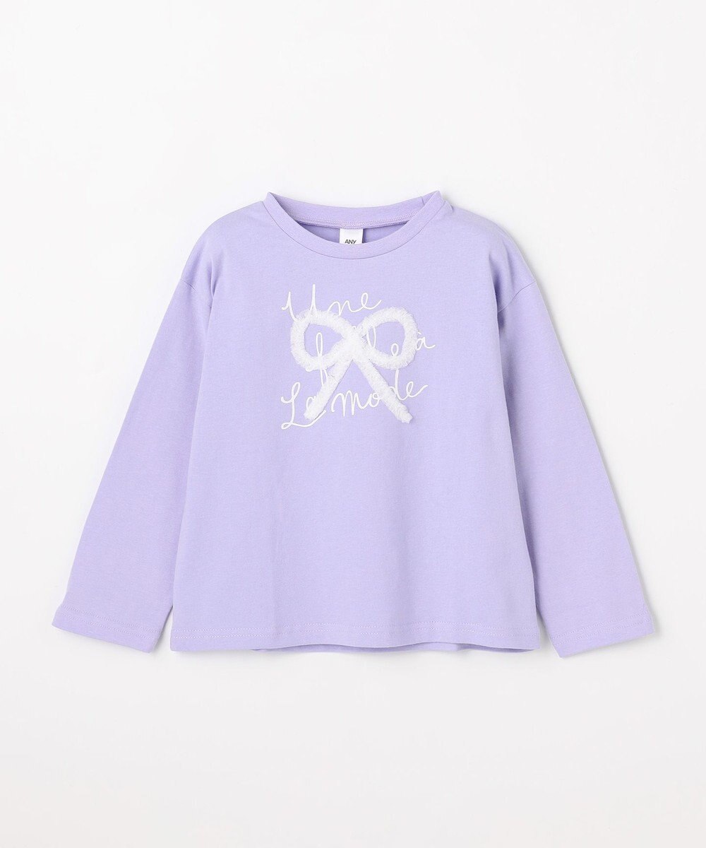 ANY KIDS 【綿100%】リボンアソート 長袖Tシャツ 