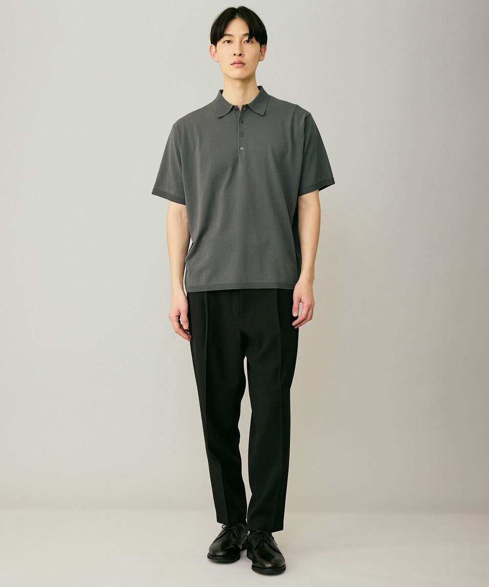 UNFILO MENS アラエルアンチピリングニット ポロ 