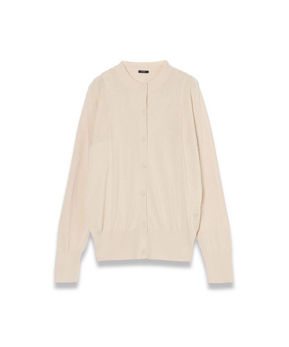 JOSEPH 【WEB&OUTLET限定・洗える】コットンシルクリブ　カーディガン 