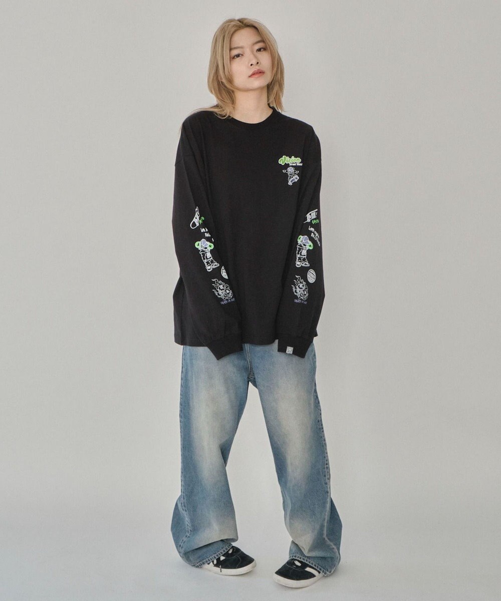 WEGO 【ユニセックス着用ITEM】別注VISIONグラフィックスリーブプリントT（LS） 