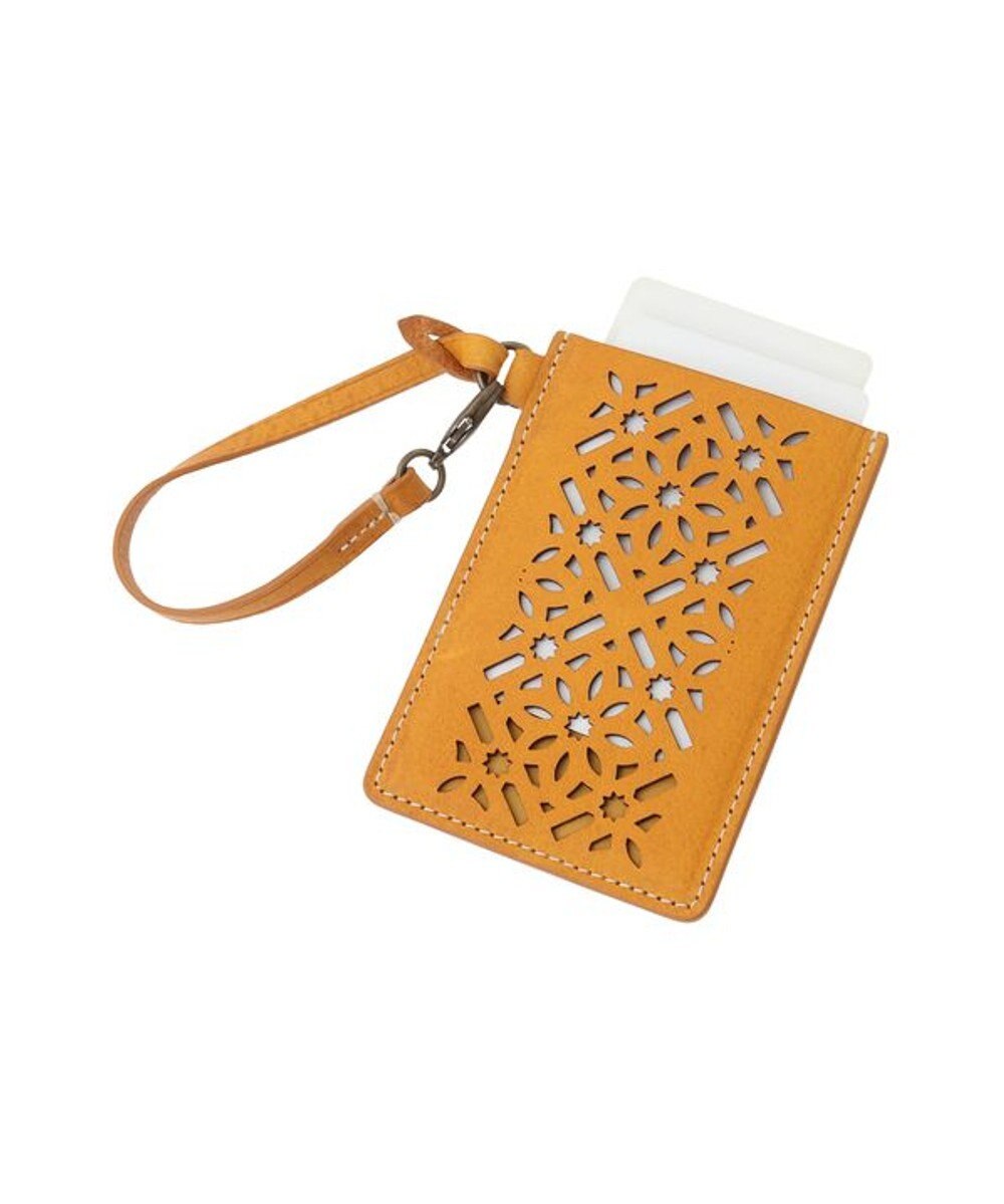 genten ダイヤカットワーク　パスケース 