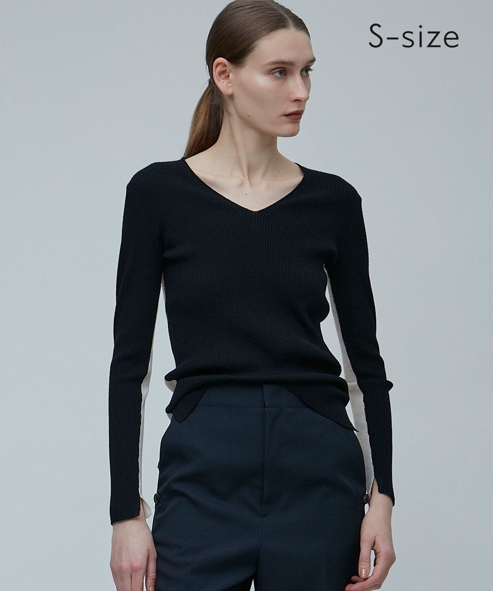 BEIGE， 【S-size】LA MONNAIE / Vネックニット 