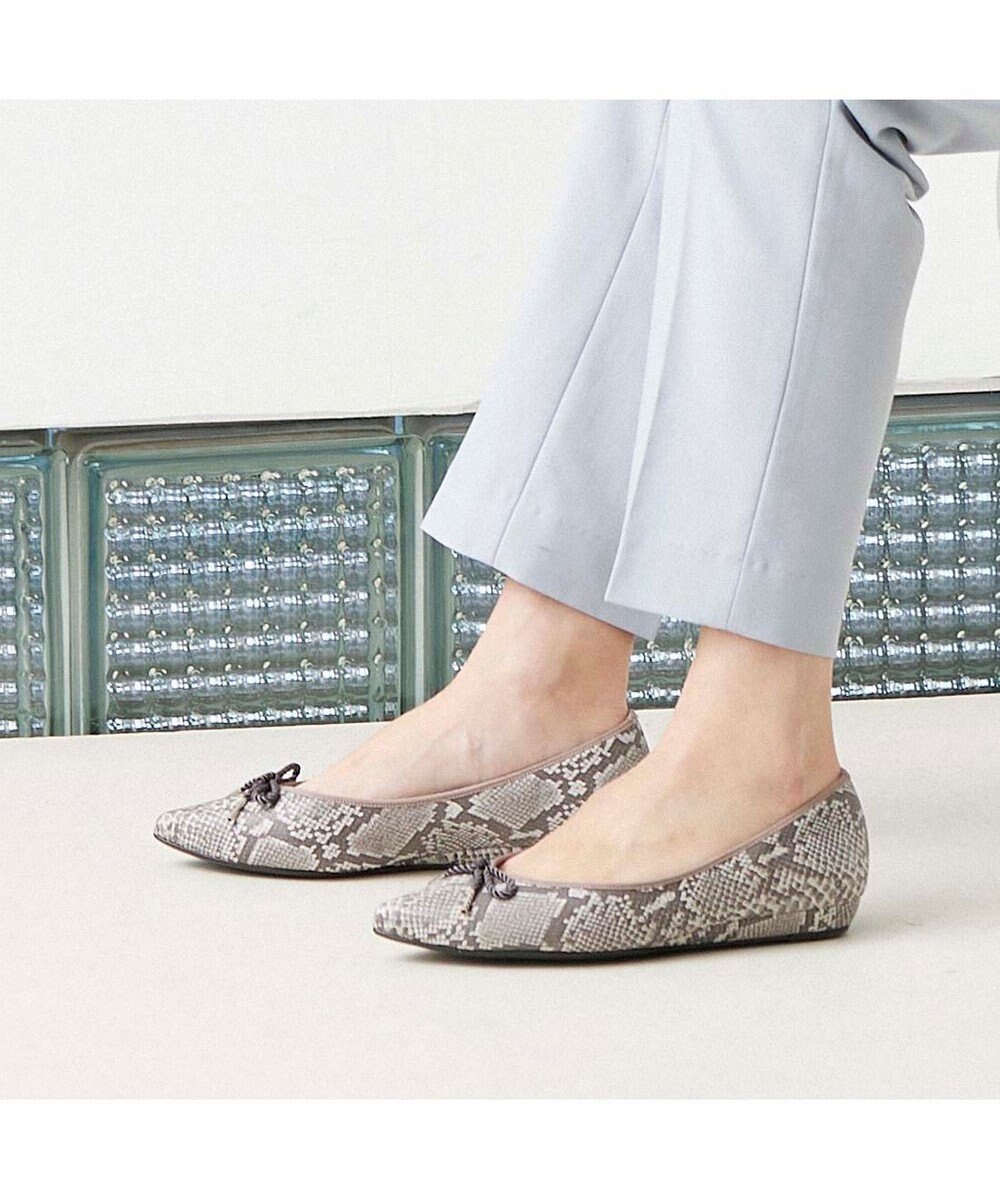 MODE ET JACOMO <MODE ET JACOMO>【レイン対応】リボンバレエシューズ 