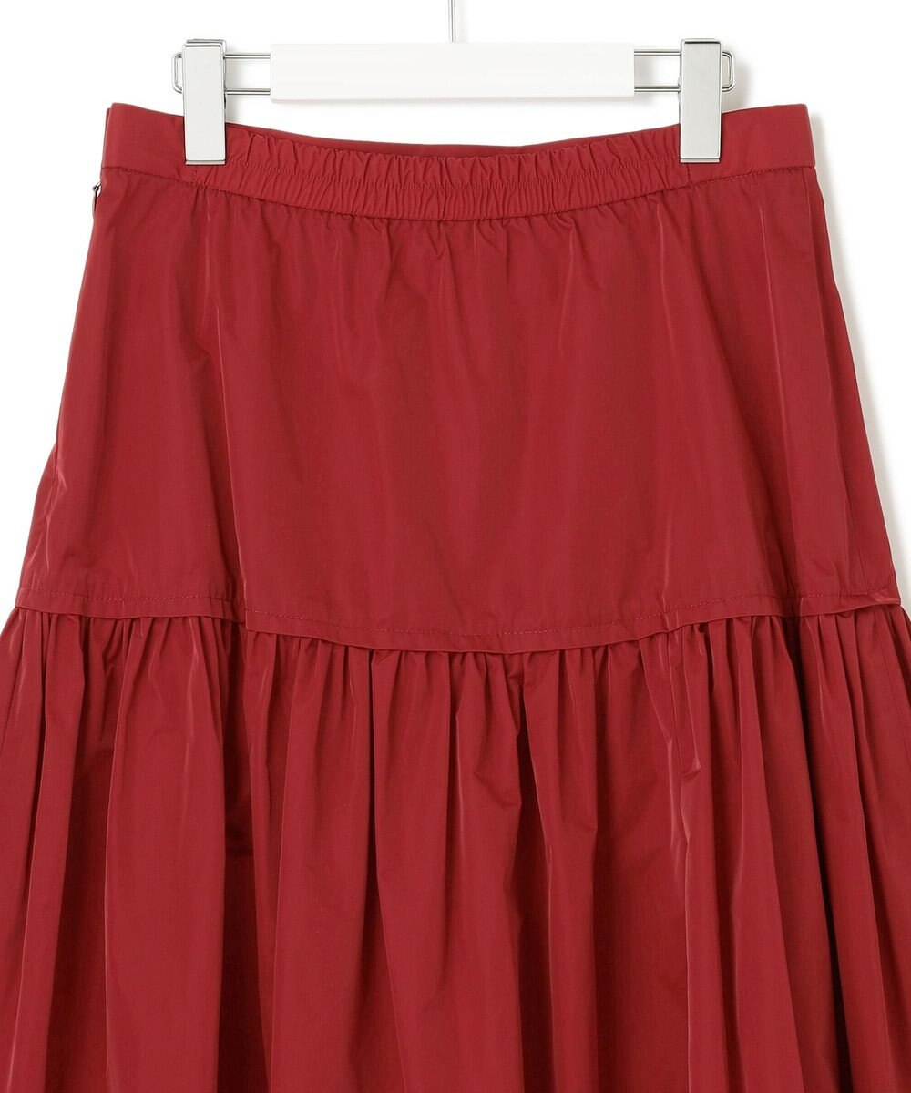 23区 メモリータフタ ティアード スカート 