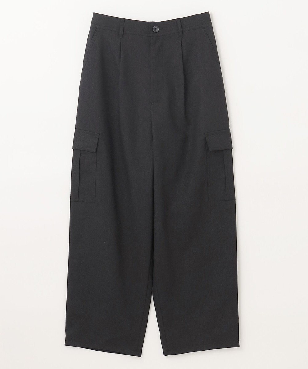ANY L 【ウエストゴム】清涼リネンカーゴパンツ 