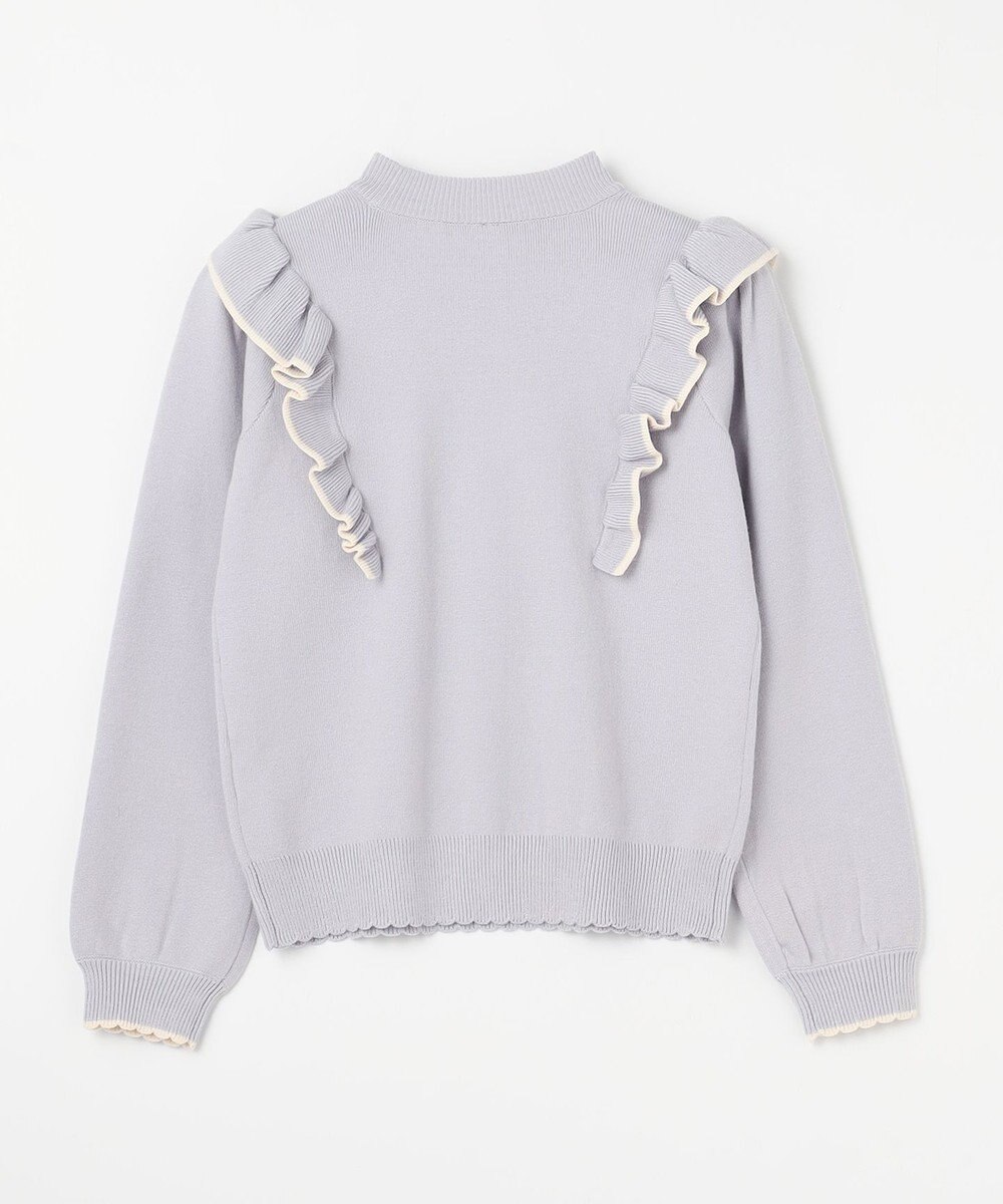ANY KIDS 肩フリル しあわせタッチ ニット 
