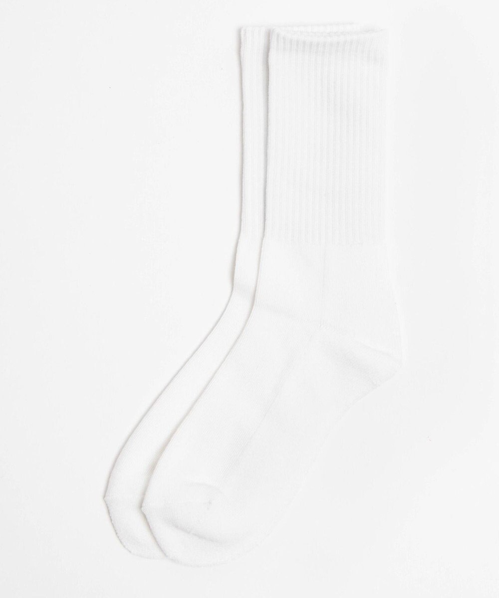 WEGO 底パイルカラーリブソックス 