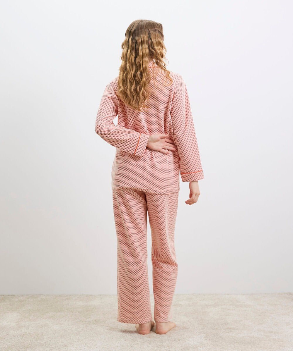 une nana cool 【綿混】丸襟ぽこぽこNew Yearパジャマ 