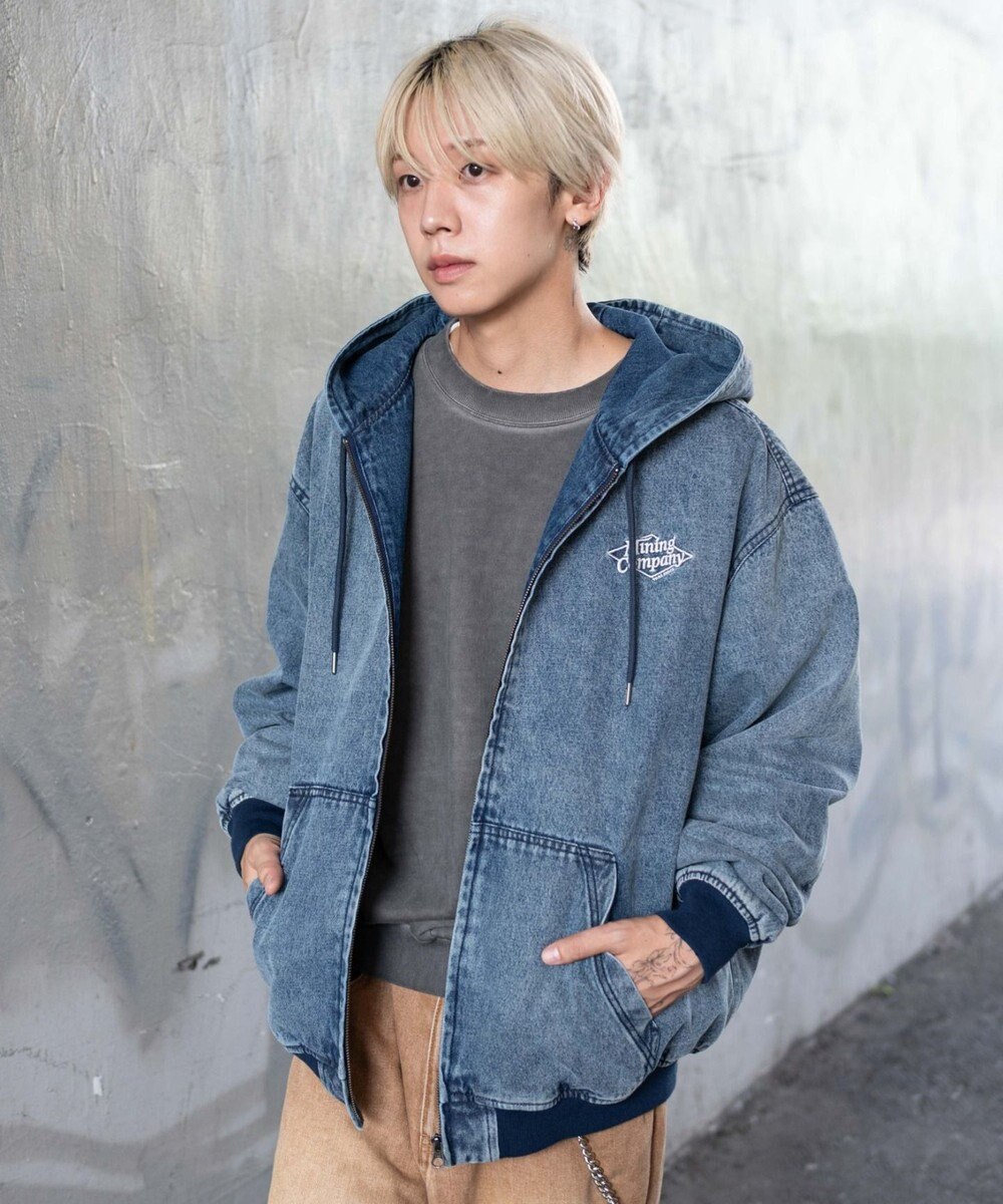 WEGO 【ユニセックス着用ITEM/MLサイズ展開】ワーカーズフードブルゾン 