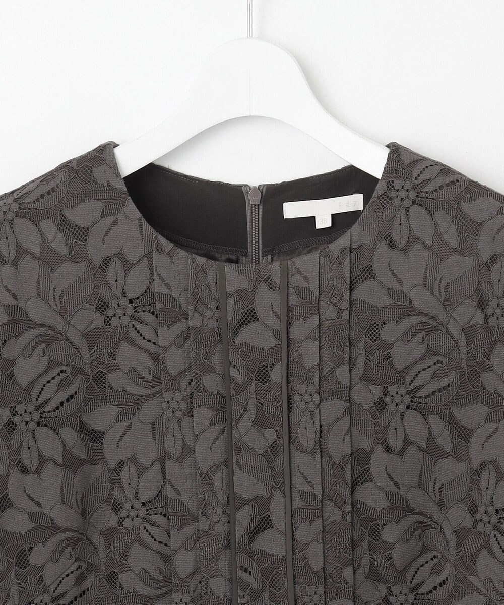 自由区 L 【洗える】フルールコードレース ワンピース 