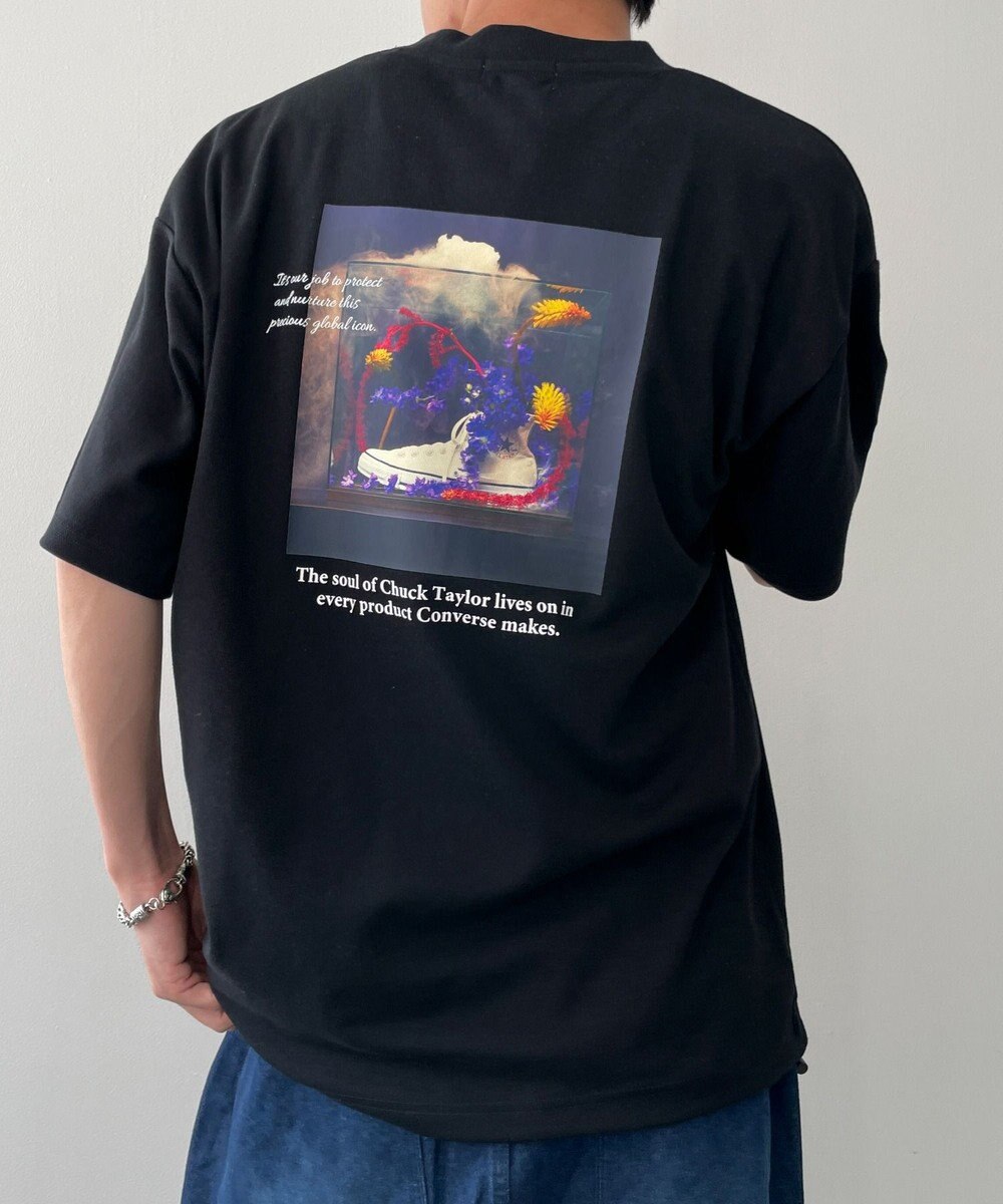 WEGO 【速乾】CONVERSEフォトプリントドロストＴ 