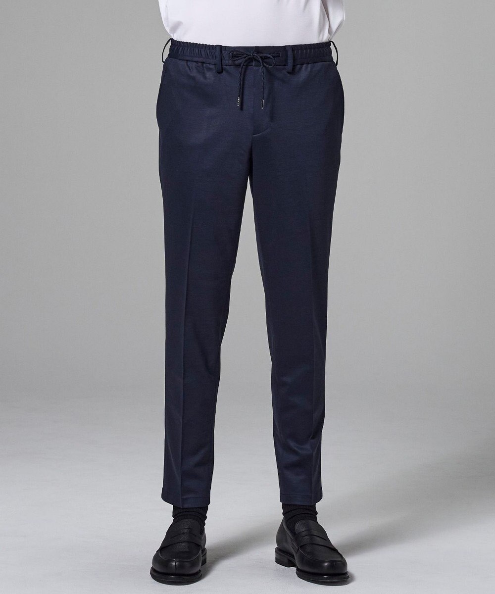 JOSEPH HOMME スプリングウールジャージー ドロスト付きテーパードパンツ / PEGG CONVERTIBLE 