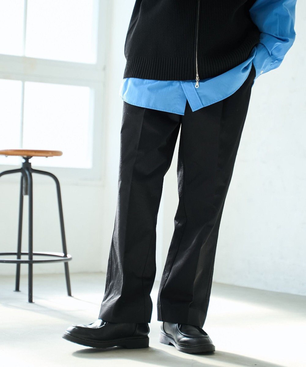 WEGO タックツイルトラウザー 