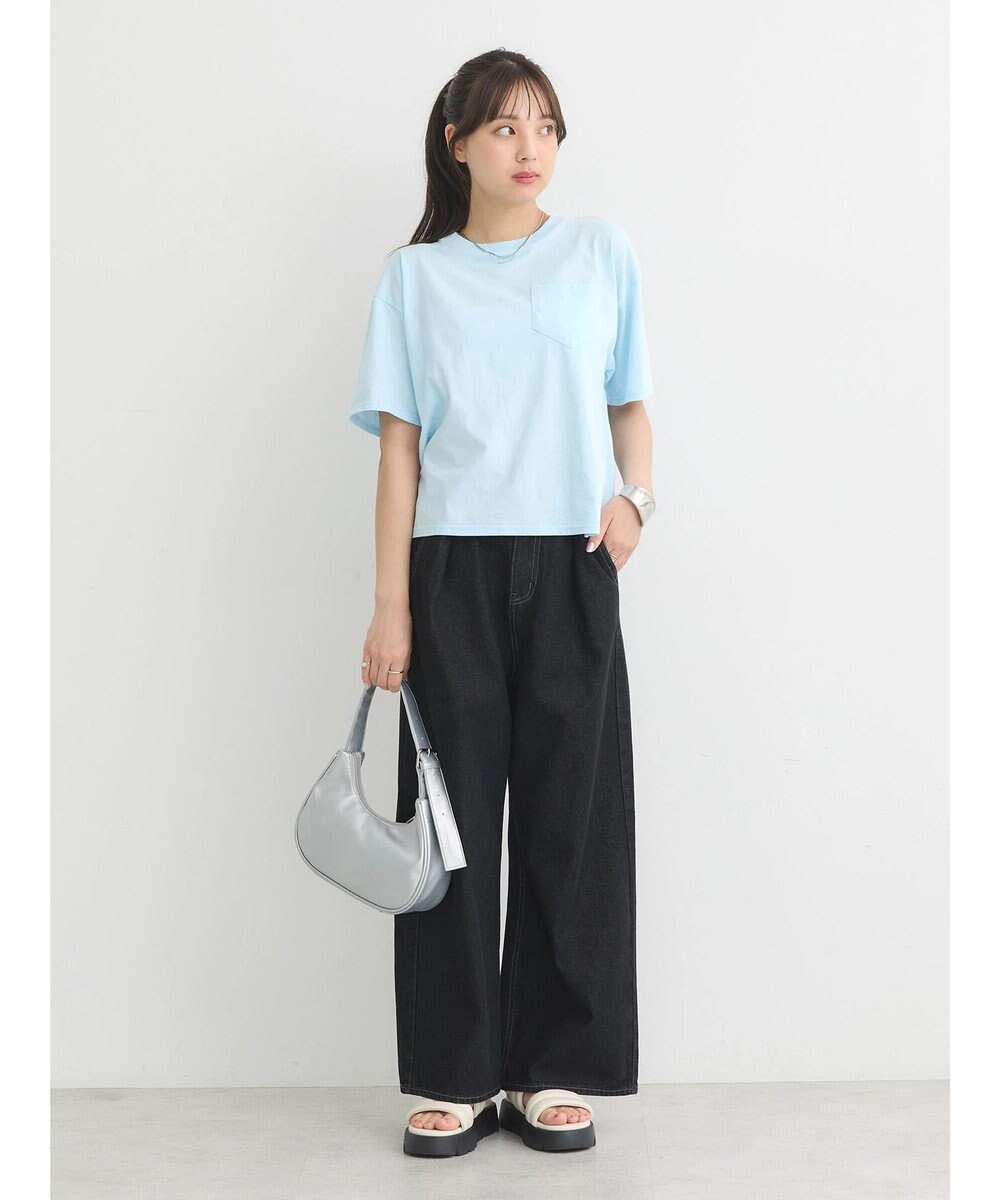 earth music&ecology ポケット刺繍Ｔシャツ 