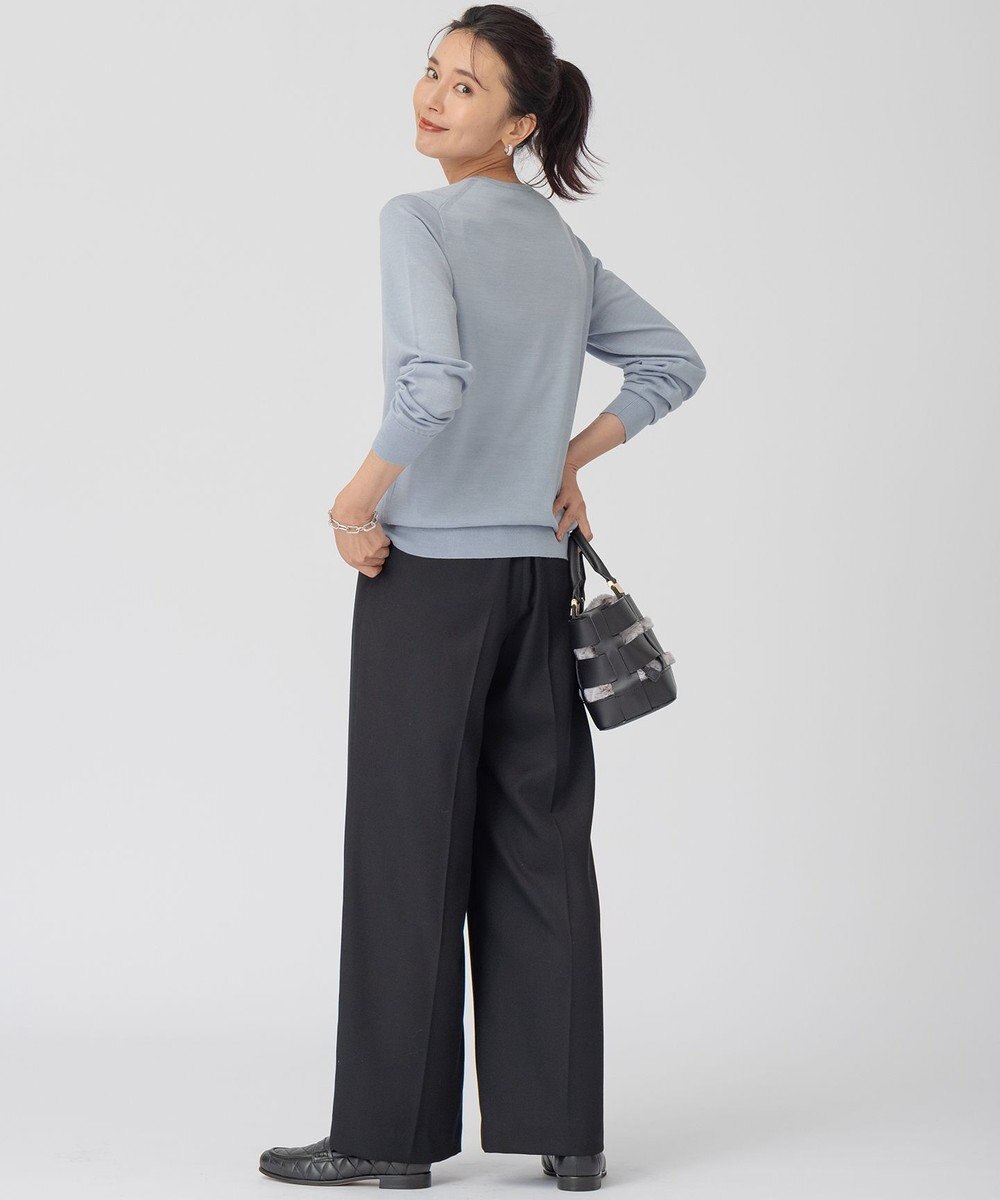 23区 【アンサンブル対応】サステナブルウール カーディガン 