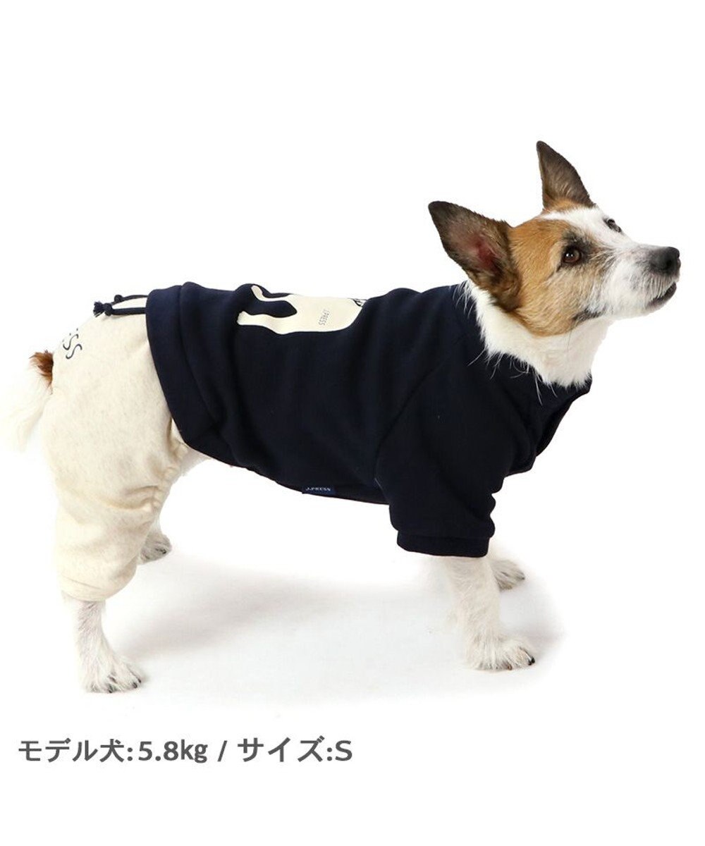 PET PARADISE J.PRESS パンツつなぎ バックブルドッグ 小型犬 