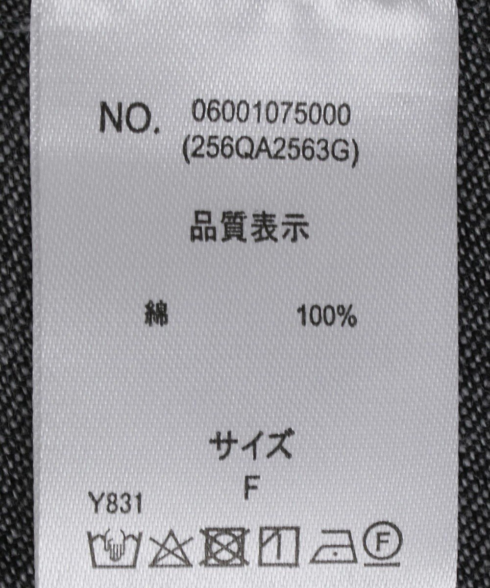 Green Parks ■ESCAR デニムラッフルカラーワンピース 