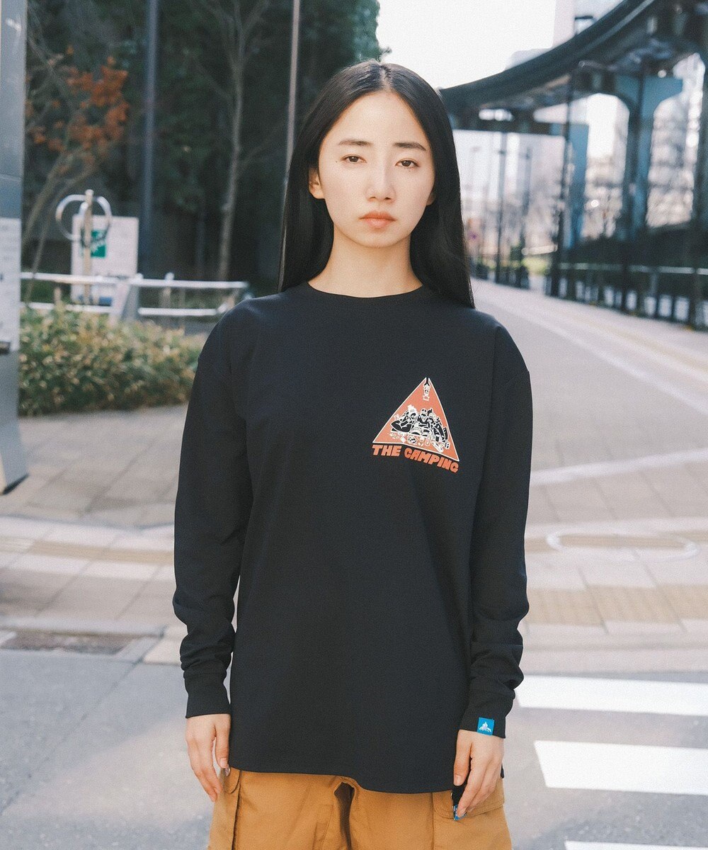 SHARE PARK LADIES 【UNISEX】UVカット アートコラボロングTシャツ〈CAMP〉（S・Mサイズ） 