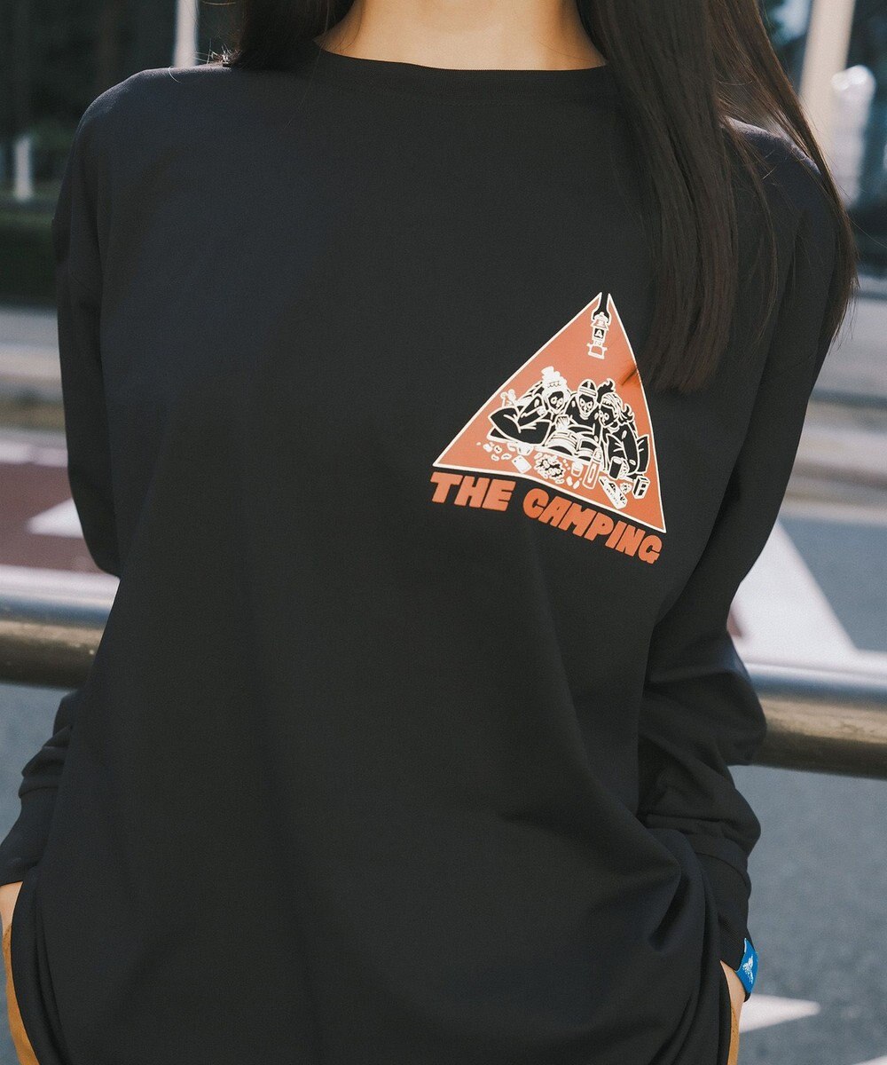 SHARE PARK LADIES 【UNISEX】UVカット アートコラボロングTシャツ〈CAMP〉（S・Mサイズ） 