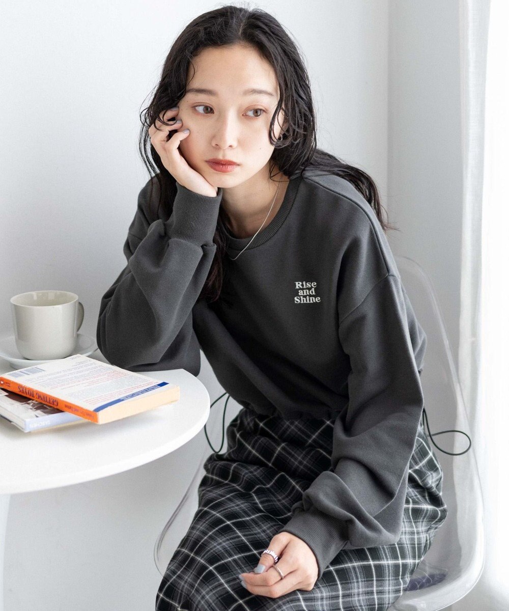 WEGO ドロストデザインPOスウェット 