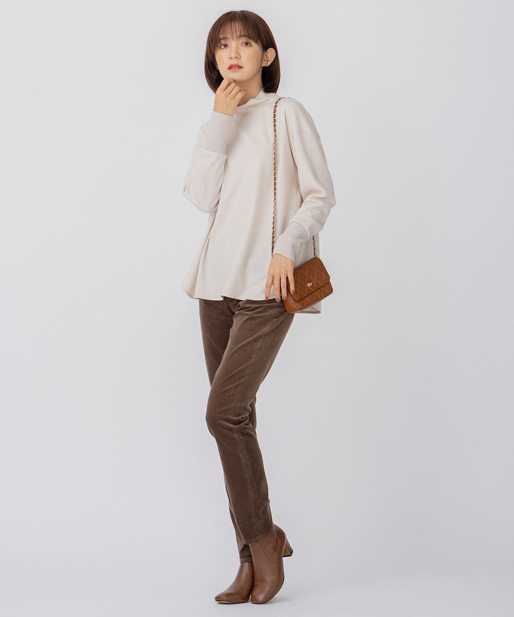 23区 【洗える】ウールミルドジャージー カットソー 