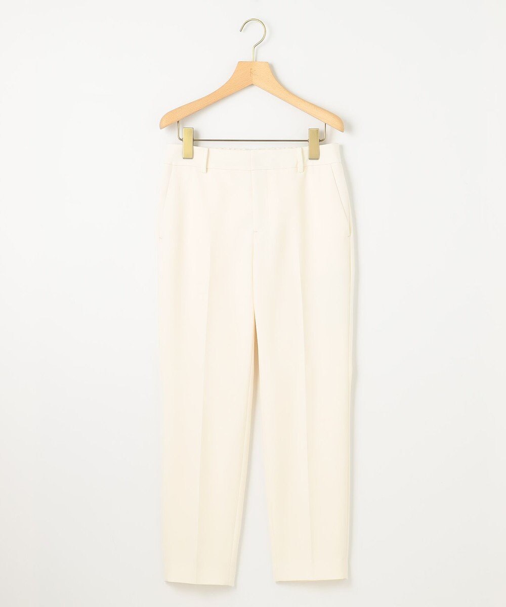 組曲 L 【WEB限定】ベーシックダブルクロス テーパードパンツ 