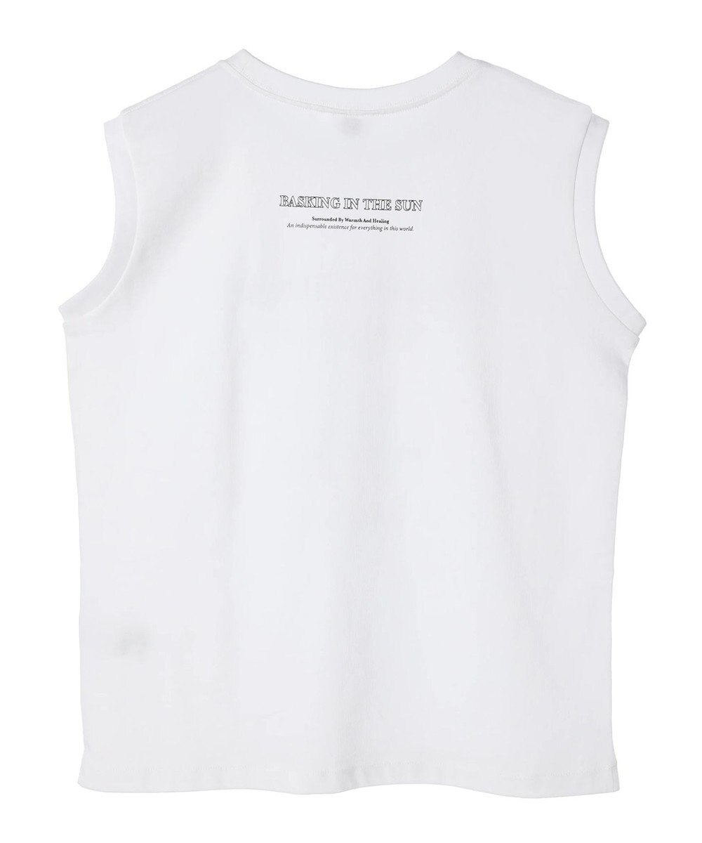 AMERICAN HOLIC 前後ロゴノースリーブカットプルオーバー 