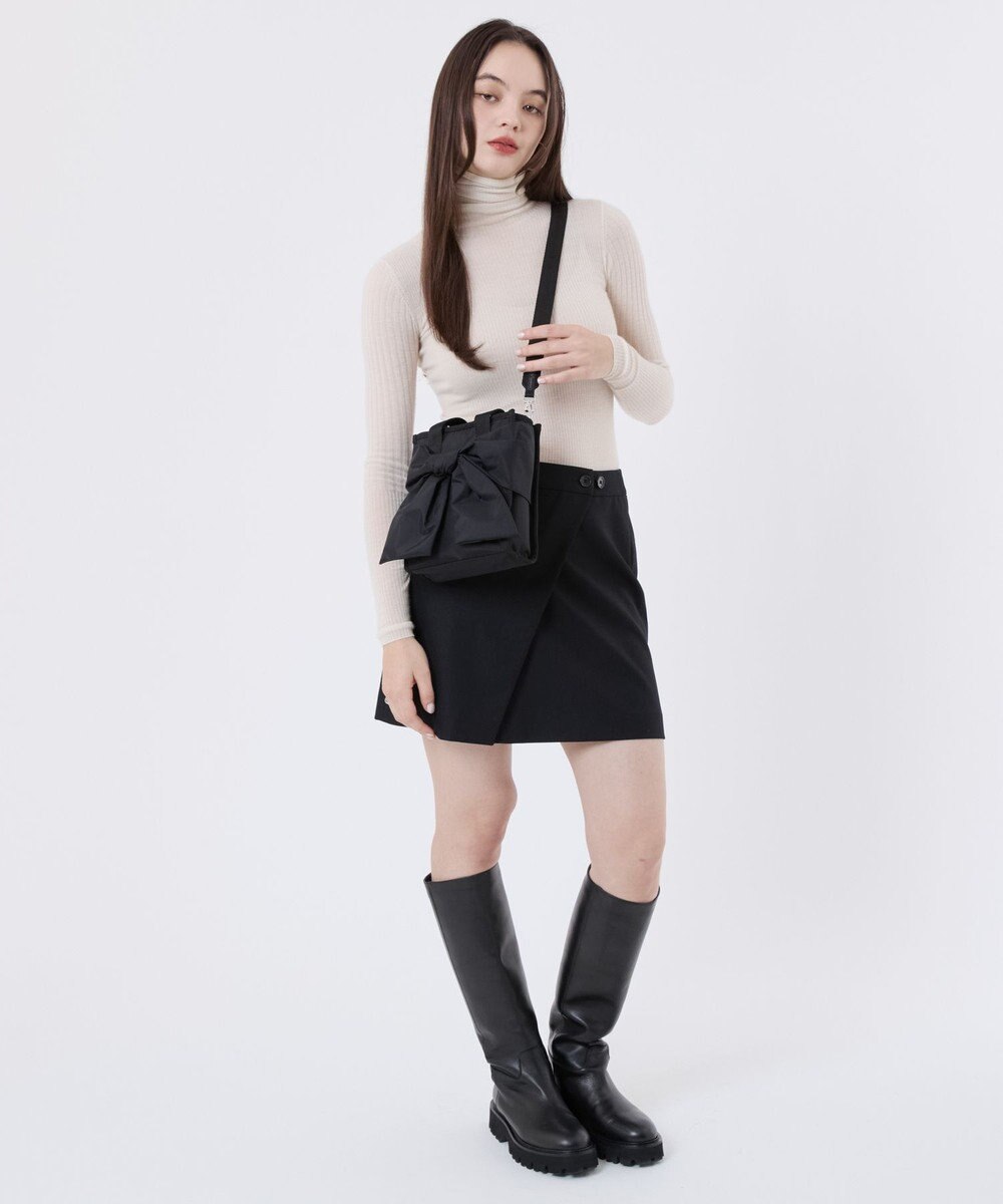 LeSportsac BOW MINI N/S TOTE/ブラックボウズ 