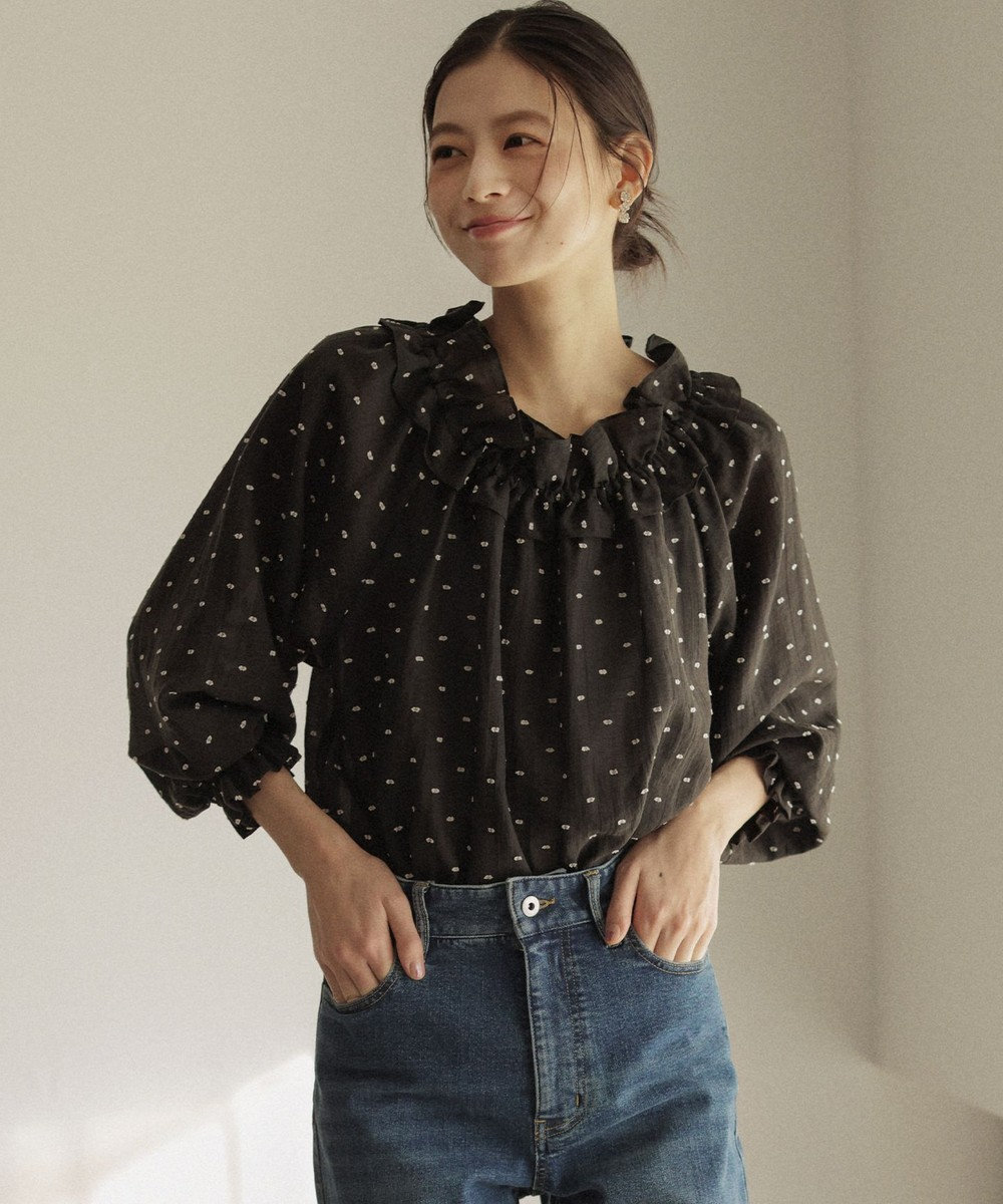組曲 【Flower Collection】フラワードット ブラウス 