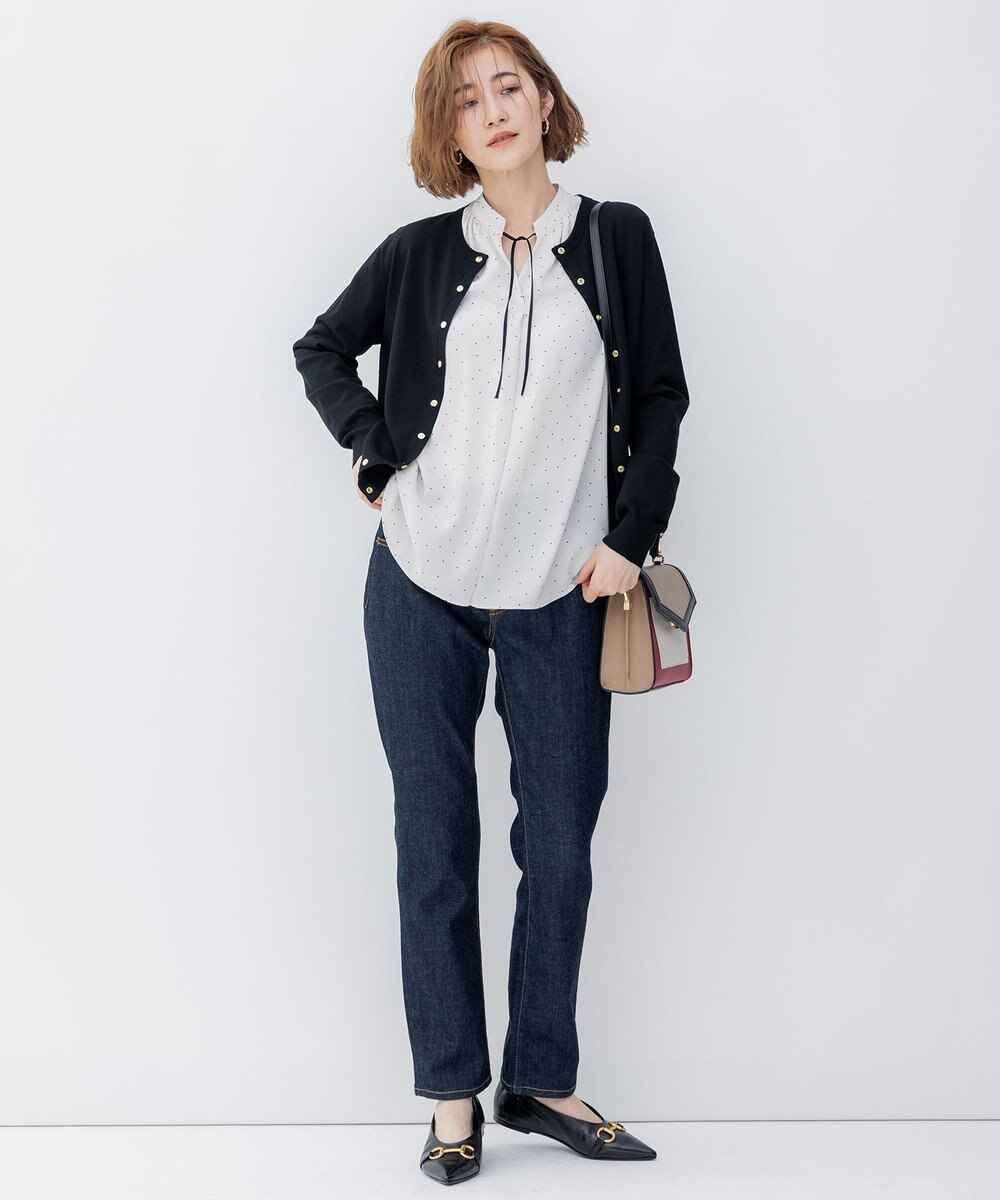 23区 S 【アンサンブル対応】ヴィスコースストレッチ カーディガン 