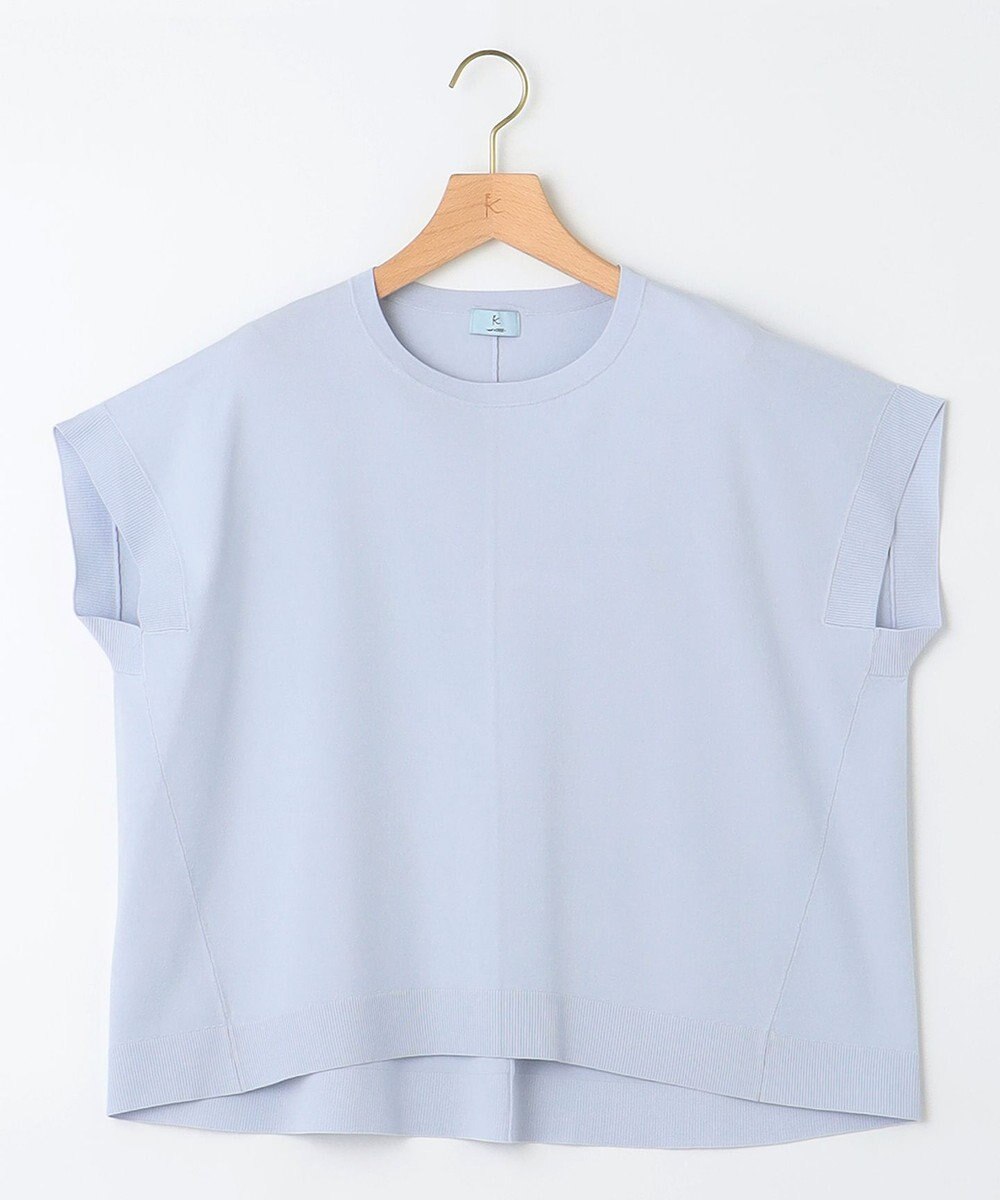 組曲 【WEB限定】Tシャツライク サマーニット 