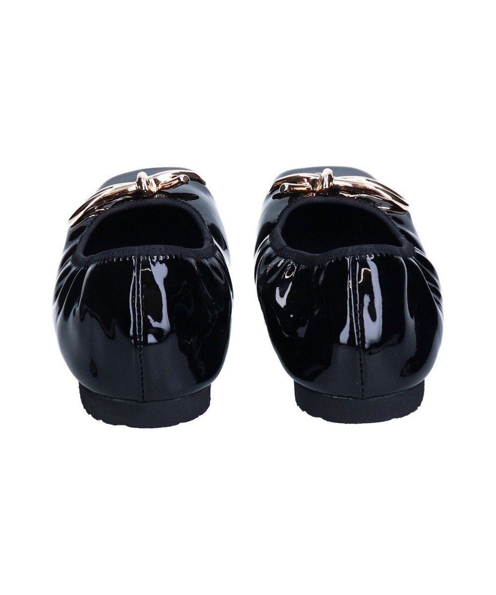 Bridget Birkin 【PARADIS COULEUR】スクエアトウメタルリボンバレエシューズ 