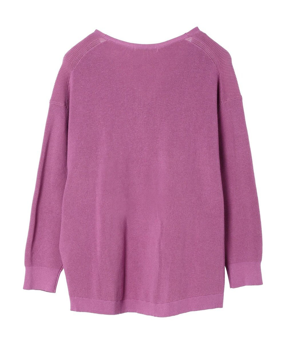 AMERICAN HOLIC Ｖネック片畦ニットプルオーバー 