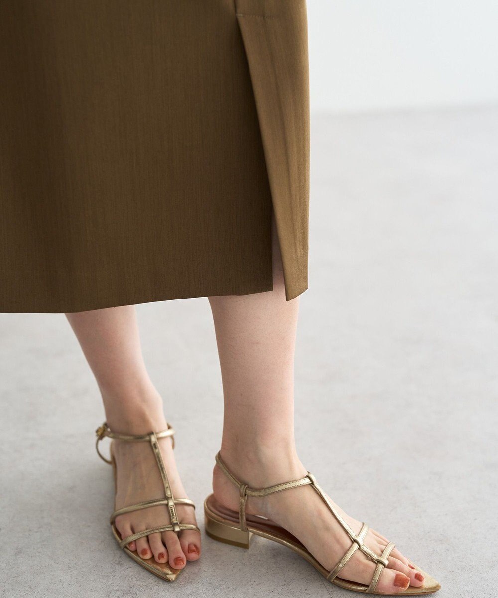 YECCA VECCA ドライタッチナロースカート 