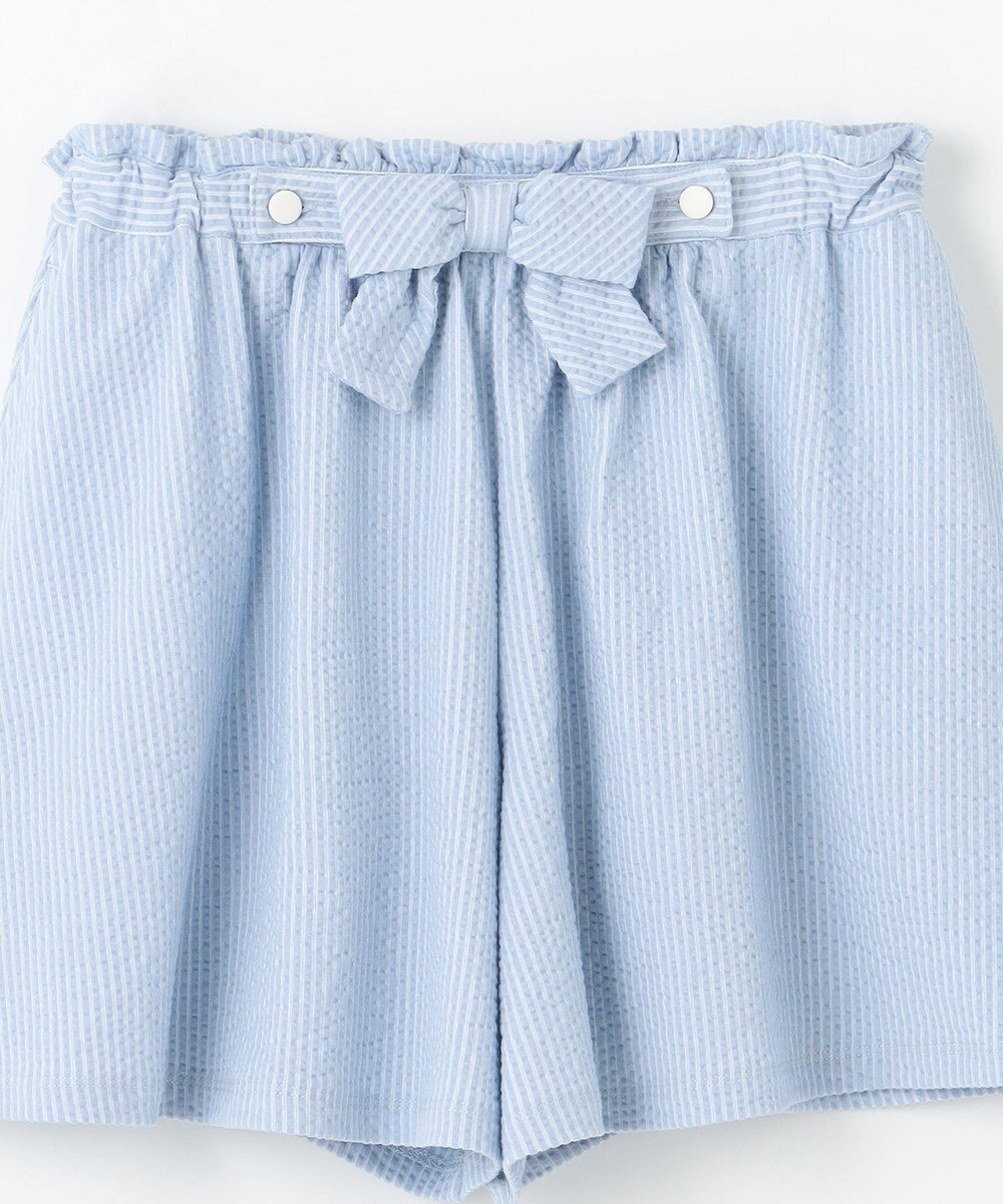 組曲 KIDS 【110-140㎝】サッカーストライプ キュロット 