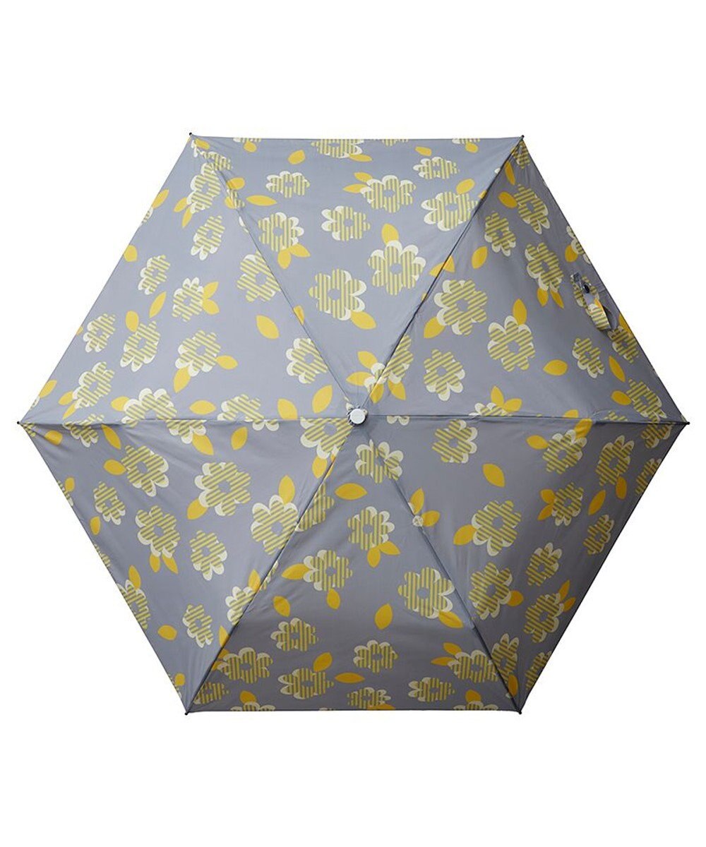 MOONBAT 【超撥水】フロータス (FLO(A)TUS) 折りたたみ傘 ストライプフラワー 耐風 