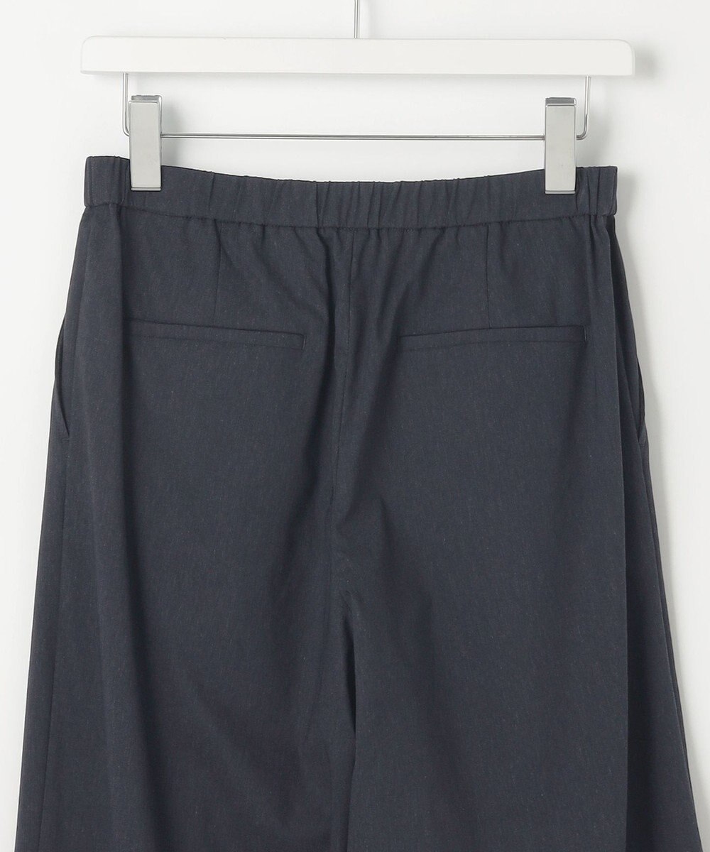 J.PRESS LADIES 【洗える】セルロースリネンストレッチ タックワイドパンツ 