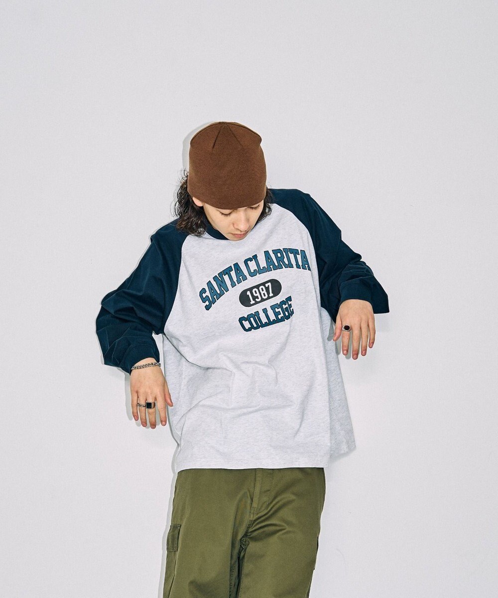 WEGO 【ユニセックス着用ITEM】ラグラングラフィックBIGロンT 