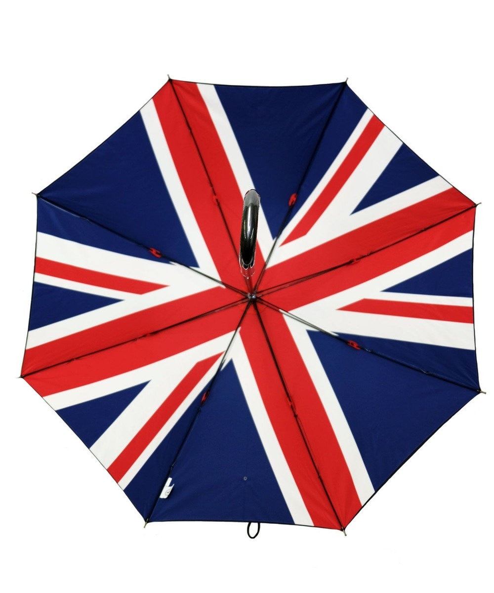 +RING 【プラスリング】【UVカット90%以上】 メンズ向け 雨傘（長）65cm UNION JACK T1329 2重張り傘 マルチカラー