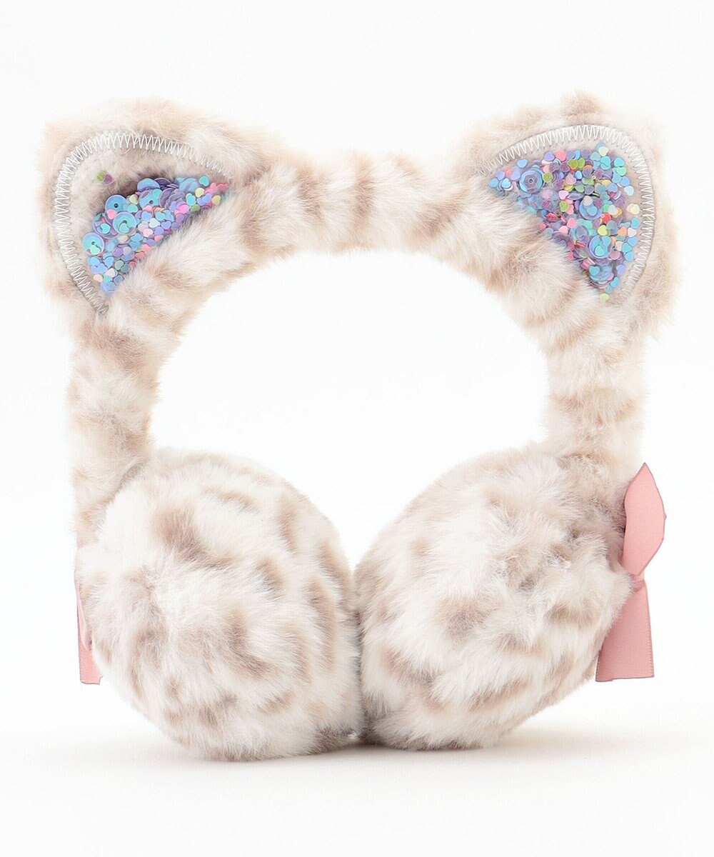 ANY KIDS ふわふわネコミミイヤーマフ 