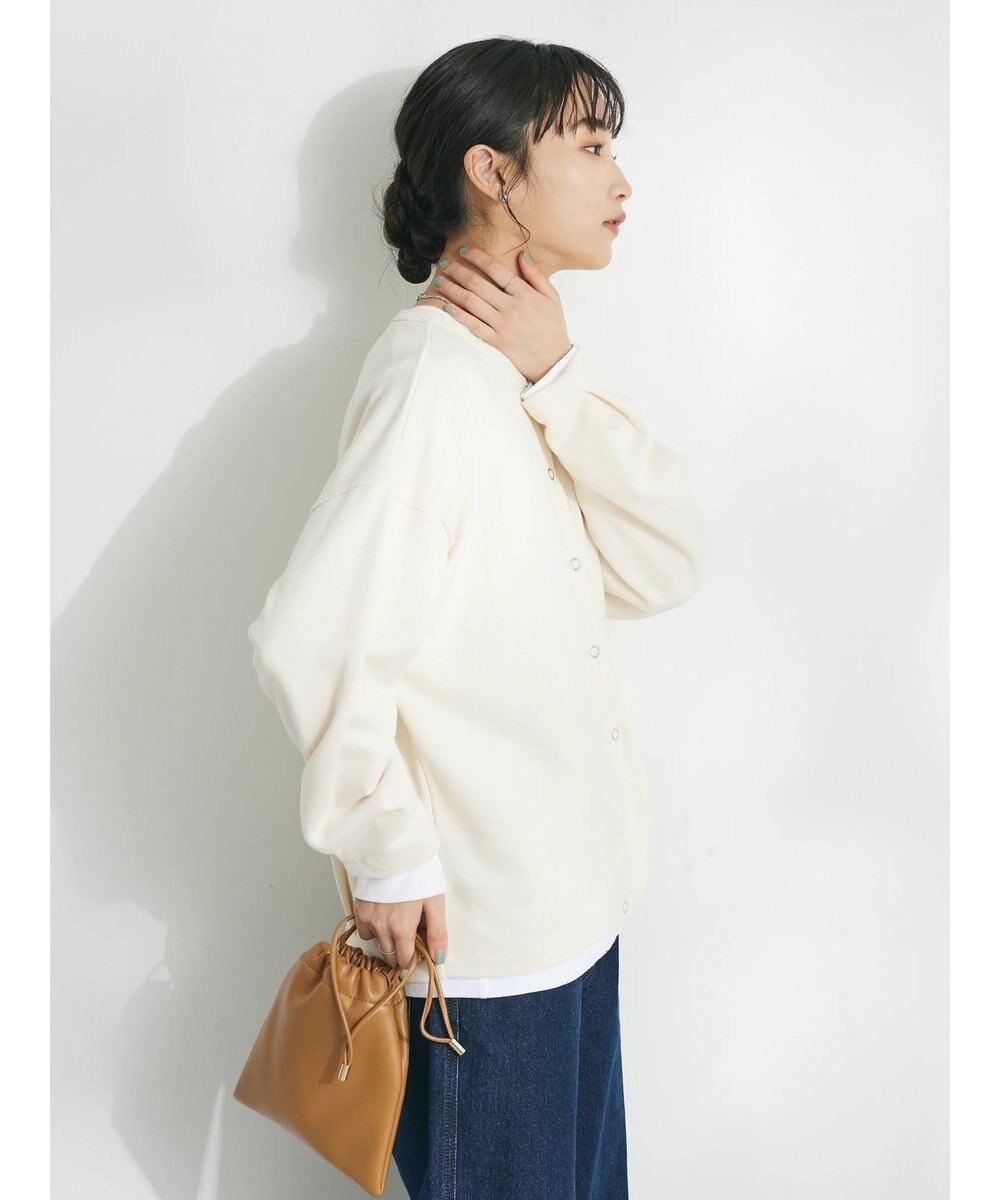 CRAFT STANDARD BOUTIQUE 裏毛リングドットカーディガン 