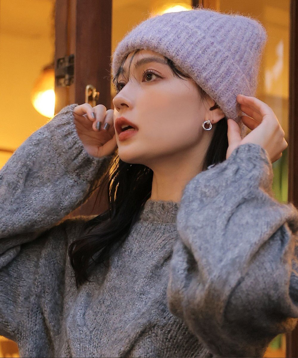 Tiaclasse 【安田美沙子さん着用・ウール混】ニット帽 