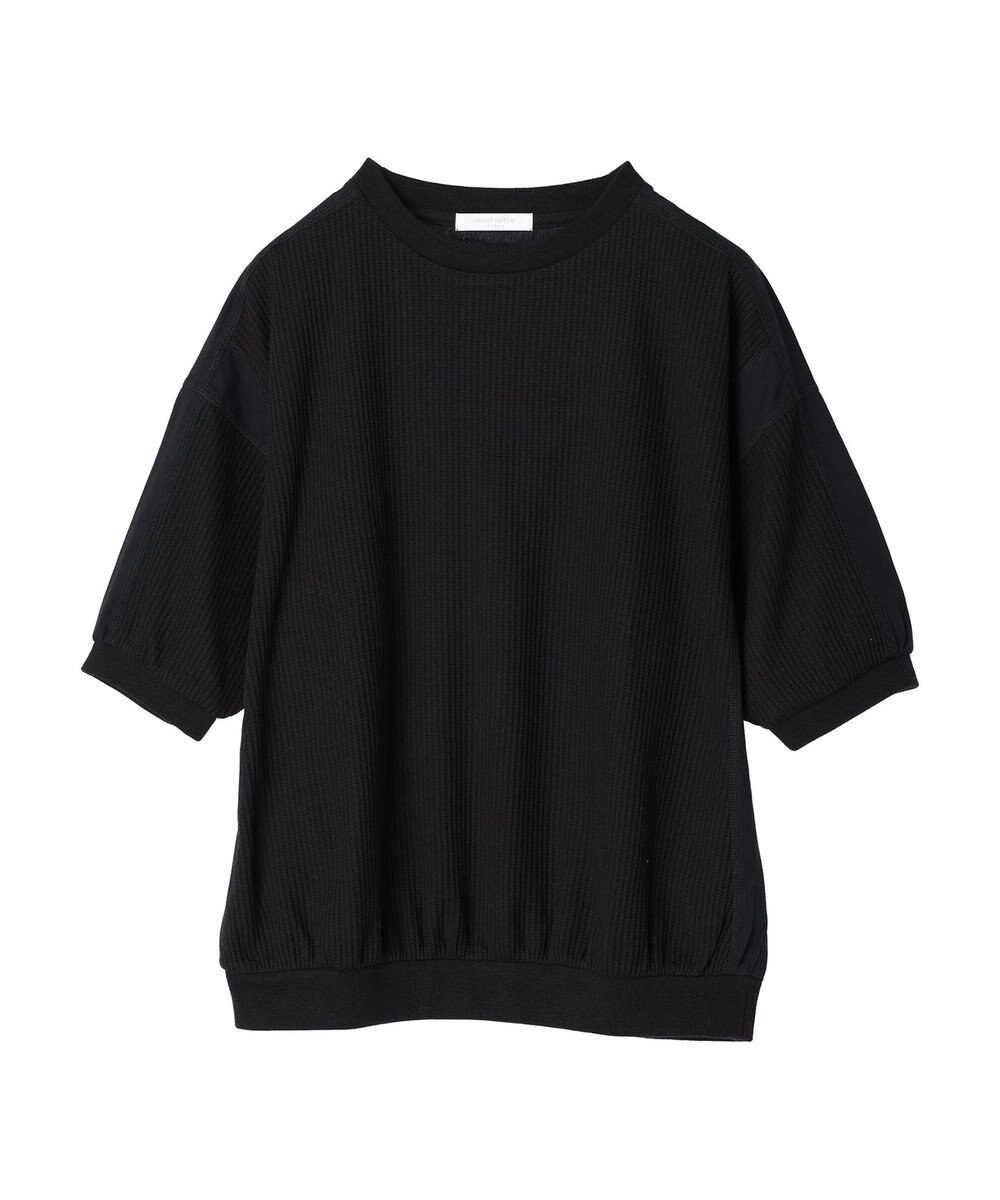 Green Parks ワッフル布帛ドッキングプルオーバー 