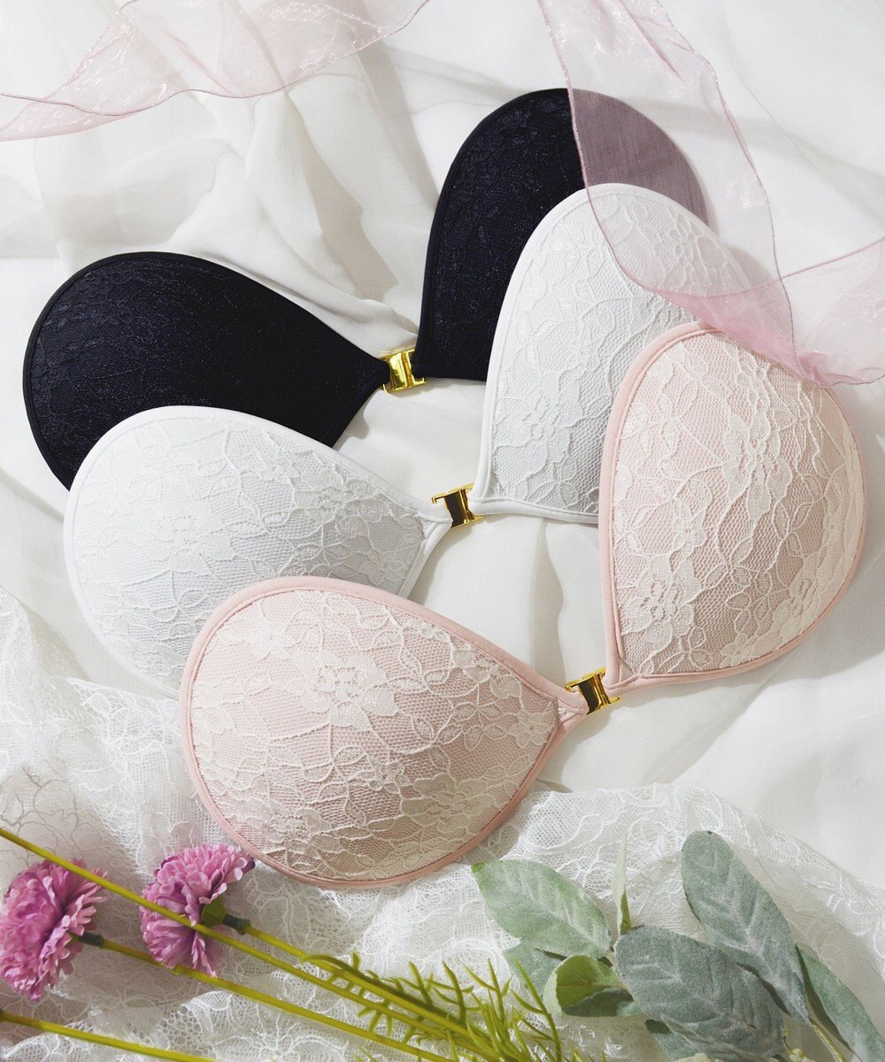 BRADELIS New York 【NuBra / ボリュームアップ】パテッドヌーブラ ベル オーラ  蒸れにくい バックレス コレクション デザインヌーブラ 正規品 