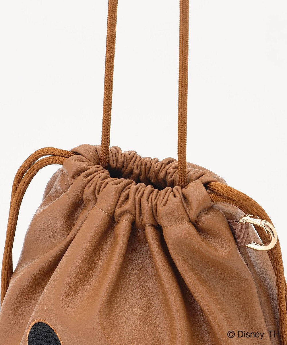 ANY 【ディズニー】ミッキーマウス／フェイクレザー巾着バッグ 