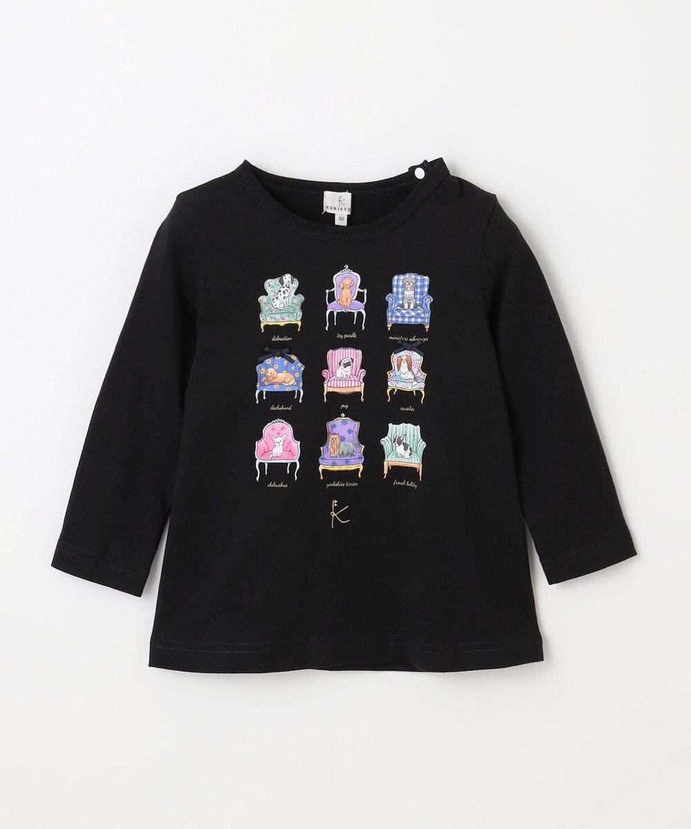 組曲 KIDS 【80-100㎝】アラカルトドッグ Tシャツ 