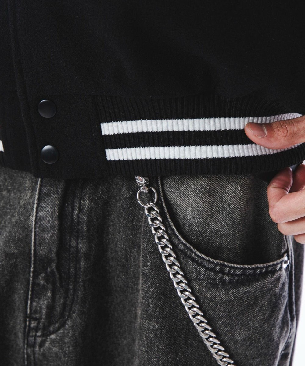 WEGO 【ユニセックス着用ITEM】メルトンワッペンスタジャン 