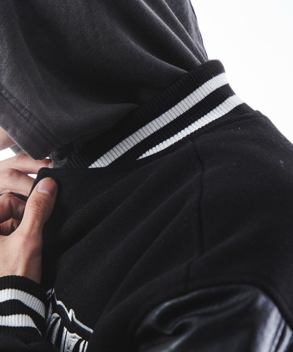 WEGO 【ユニセックス着用ITEM】メルトンワッペンスタジャン 