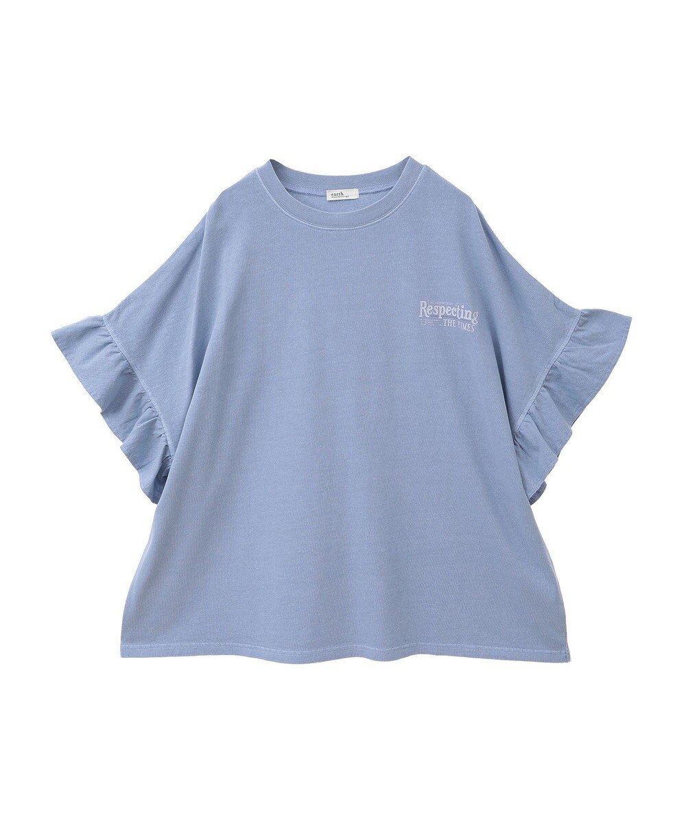 earth music&ecology ピグメントフリルプルオーバー 