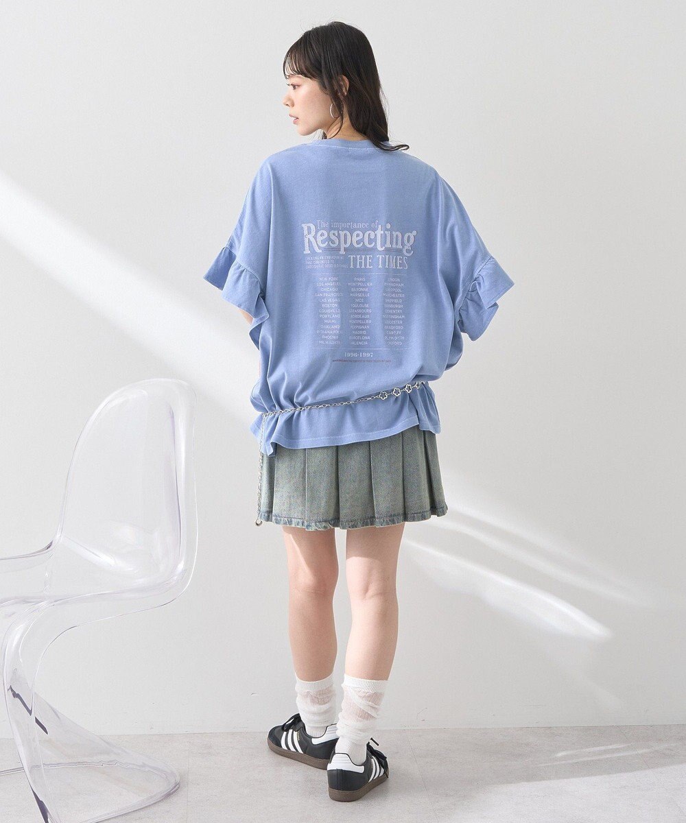 earth music&ecology ピグメントフリルプルオーバー 